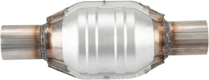 ZonCar 2.25 inch Universal 53005 Catalytic Converter, 2.25“ Inlet/Outlet High Flow Catalytic Converter with Heat Shield and O2 Port (EPA Compliant) - Image 3